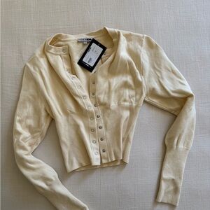 ❌SOLD❌Fashion Nova Light Cream Cardigan